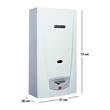 Calefon Orbis 315 Bhon 14 Litros A Gas Sin Encendido