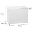 Freezer Horizontal Gafa ETERN-L290-AB 285 Litros Blanco Ciclico
