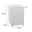 Freezer Horizontal Gafa ETERN-S120-AB 115 Litros Blanco Ciclico