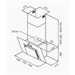 Campana Tst-Cf 280-60 Espejo 60Cm 3 Velocidades