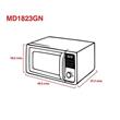 Microondas Atma MD1823GN 23 Litros Plata Grill