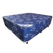 Sommier 2 Plazas Coopeflex 190X140 Con Cuerina Azul