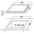 Anafe Ariston HR 611 C A 60Cm Electrico Vitroceramico