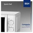 Microondas BGH B120m20 20 Litros Mecanico 6 Niveles