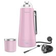 Termo Peabody PE-ET1000P Electrico 1 Litro 700W Rosa Mate y Bombilla