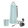 Termo Peabody PE-ET1000C Electrico 1 Litro 700W Celeste Mate y Bombilla