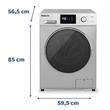 Lavasecarropas Philco PHLS100X 10Kg Lavado 7Kg Secado 1400Rpm Acero