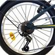 Bicicleta Randers BKE-720-A Rodado 20 Plegable 7 Velocidades Negro
