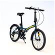 Bicicleta Randers BKE-720-B Rodado 20 Plegable 7 Velocidades Azul Petroleo