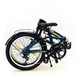 Bicicleta Randers BKE-720-B Rodado 20 Plegable 7 Velocidades Azul Petroleo