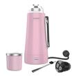 Termo Peabody PE-ET1001G 1 Litro Electrico Rosa Metalizado Mate Y Bombilla