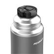 Termo Peabody PE-ET1001D 1 Litro Electrico Gris Metalizado Mate Y Bombilla