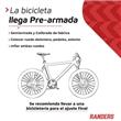 Bicicleta Randers BKE-2129-LF 29 Mtb 21 Velocidades Negro con Rojo