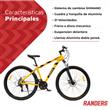 Bicicleta Randers BKE-2129-MD 29 Mtb 21 Velocidades Amarillo con Negro