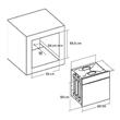 Horno Daewoo DEMBED 60 Litros Electrico Grill De Empotrar