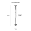 Licuadora Electrolux IBA30 De Mano 850W Pie Metalico