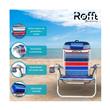 Reposera Rofft RFSC541 Mochila Reclinable 6 Posiciones Aluminio
