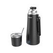 Termo Peabody PE-ET1001N Electrico 1 Litro Negro Mate y Bombilla