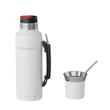 Termo Kanji KJH-PE10M-B 1 Litro Electrico Blanco Mate Y Bombilla