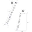 Escalera Mor 005224 Multifuncion Con Plataforma 4x4