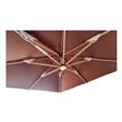 Sombrilla Php TZUA012-3x3 con Base 3 Metros Plegable Luz Led