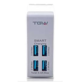 Cargador Tagwood ICHAR34 Pared Con 4 USB