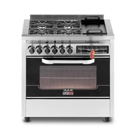 Cocina Usman 9920 85Cm 4 + Carlitera + Plancha Vidrio Multigas