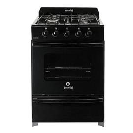 Cocina Escorial Master S2 Black Gn 56Cm Negra A Gas