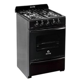 Cocina Escorial Master S2 Black Gn 56Cm Negra A Gas