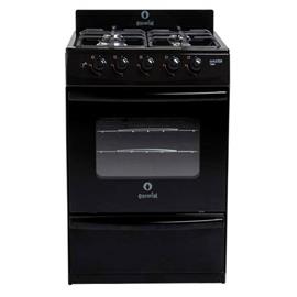 Cocina Escorial Master Style 56Cm Negra Multigas
