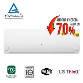 Aire Acondicionado Lg S4-W24K231E 6450W Frio Calor Split Dual Inverter