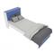 Cama Orlandi J.372 Juvenil 1 Plaza Blanco Y Azul
