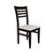 Silla Adm Amoblamientos 350-04 095 Tapizado Beige Patas Wengue