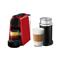 Cafetera Nespresso A3KD30-AR-RENE2 Essenza Mini Red Piramidal + Aeroccino