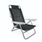 Reposera Mor 002155 Plegable Playera Negra Aluminio