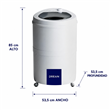 Lavarropas Drean LRDR57SB0 5Kg Semiautomatico Blanco