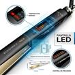 Planchita de Pelo GA.MA Elegance PTC Gold 230°C Placas Extra Largas Cerámica Nano Silver