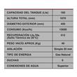 Termotanque Rheem-Nl APG160NRH07 160 Litros A Gas Superior