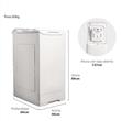 Lavarropas Drean Gold 8.6 Eco 6Kg 800Rpm Blanco Superior