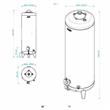 Termotanque Escorial ESC-120L 120 Litros A Gas Superior