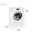 Lavarropas Drean Next 8.12 8Kg 1200Rpm Blanco Frontal
