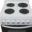 Cocina Philco PHCE051B 50Cm Blanca Eléctrica Tapa Vidrio