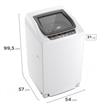 Lavarropas Gafa Fuzzy Fit 7Kg 760Rpm Blanco