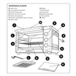 Horno Ultracomb UC-45ACN 45 Litros 1600W 2 Anafes Grill Electrico