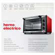 Horno Ultracomb UC-45ACN 45 Litros 1600W 2 Anafes Grill Electrico