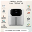 Freidora de Aire Digital Atma FR60ARWP 6.5 Litros 1300W Blanca con Programas Predefinidos