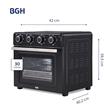 Horno BGH BHE30FN24T Electrico 30 Litros 1600W Air Fryer Negro