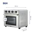 Horno BGH BHE30FX24T Electrico 30 Litros 1600W Air Fryer Plateado