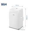 Aire Acondicionado Bgh-Silent Air BP35WCDV 3500W Frio Calor Portatil
