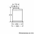 Campana Bosch DHL585B Extractora 52Cm Plata